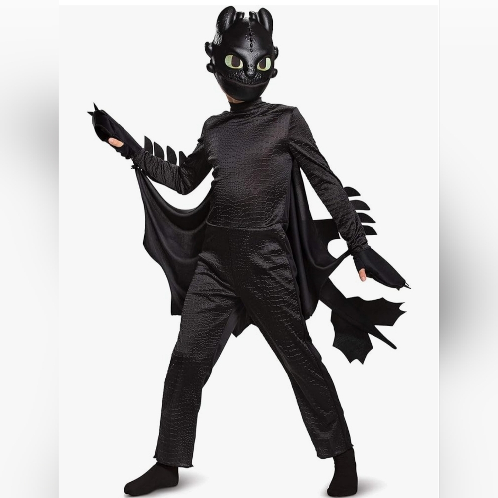 GUC Toothless Classic How to Train Your Dragon Child Costume - Size M (7-8)